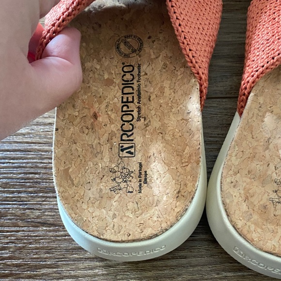 ARCOPEDICO PANTANAL RUST SLIP-ON SANDALS women’s size 38 US 7.5 - Picture 6 of 8
